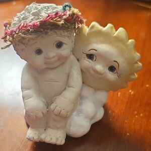 Vintage 1997 Dreamsicles Cast Home Art Sculpture - Sun Shower